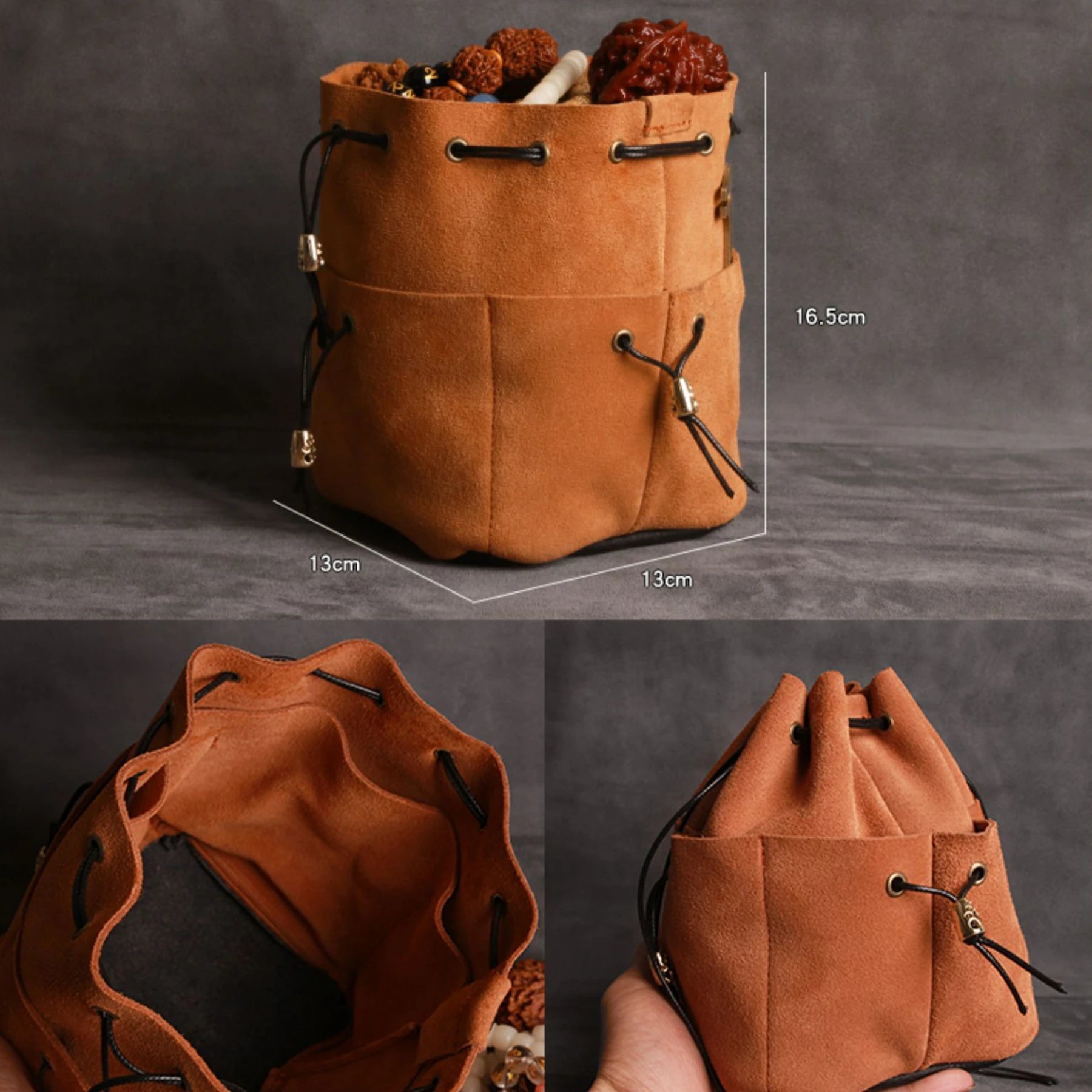 The Ranger’s Token — Handmade Leather Dice Pouch